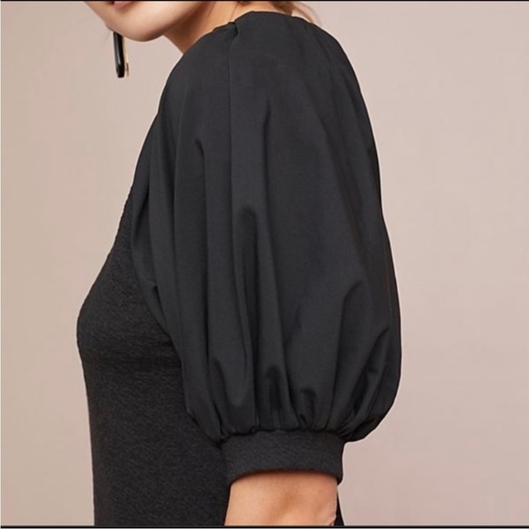 Sunday in Brooklyn Puff Sleeve Ponte Top - Picture 3 of 7